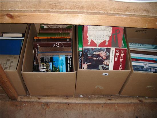 4 boxes mixed books